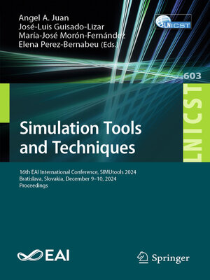 cover image of Simulation Tools and Techniques